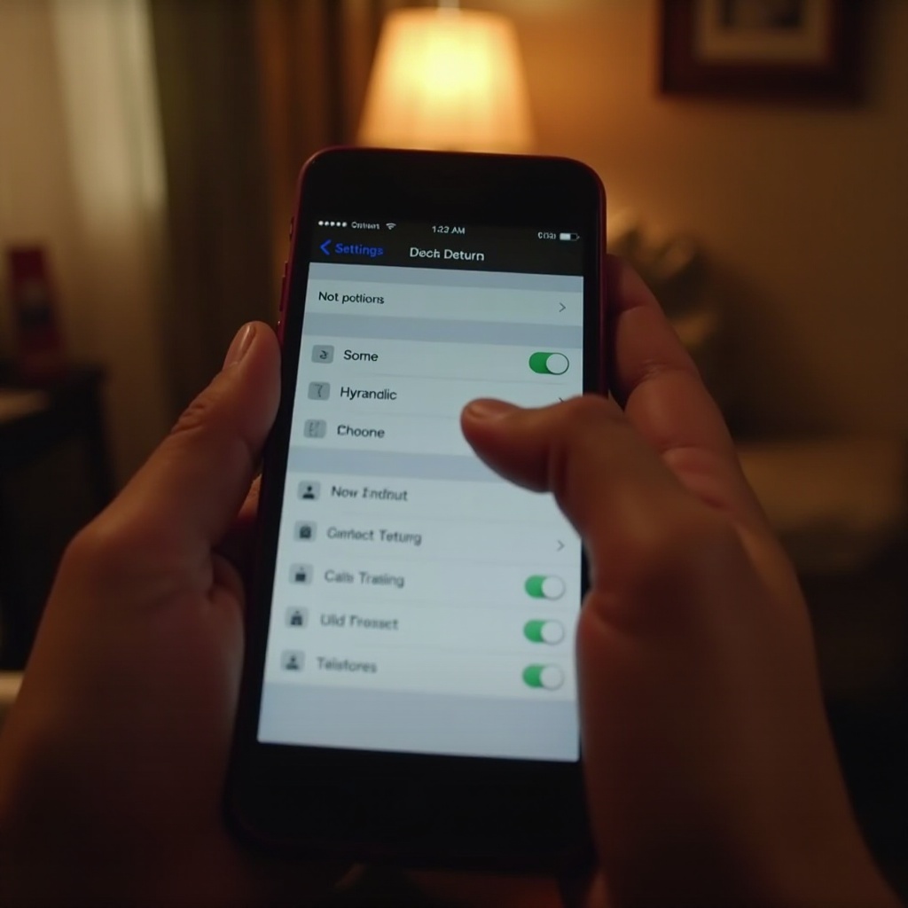 do not disturb calls still come through iphone